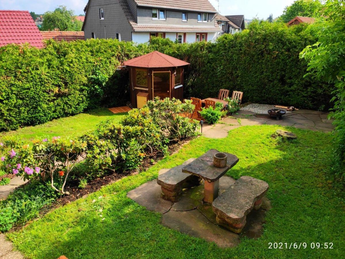 Ferienhaus Marre - Mit Grill, Feuerstelle Und Gartensauna Waldbrunn  Exterior photo